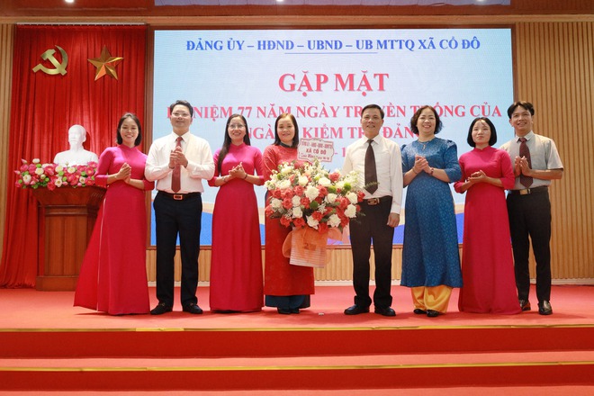 XÃ CỔ ĐÔ TỔ CHỨC GẶP MẶT KỶ NIỆM NGÀY TRUYỀN THỐNG CÁC NGÀNH TỔ CHỨC, DÂN VẬN, KIỂM TRA VÀ VĂN PHÒNG CẤP ỦY CỦA ĐẢNG- Ảnh 2.