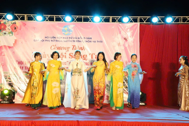 Chi hội Phụ nữ Thôn Duyên Trường, Thôn Hạ Thái: giao lưu văn nghệ và tổ chức “Ngày hội sáng tạo – Hội thi ẩm thực quê hương” chào mừng 95 năm thành lập Hội LHPN Việt Nam- Ảnh 4.