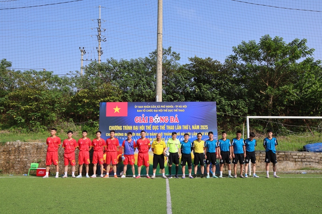 Phú Nghĩa tổ chức thành công Giải bóng đá trong Chương trình Đại hội Thể dục thể thao lần thứ I, năm 2025- Ảnh 7.