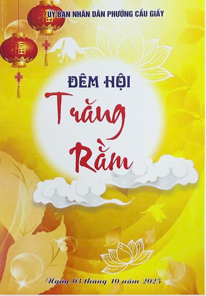 Thông báo tổ chức "Đêm hội trăng rằm"- Ảnh 2.