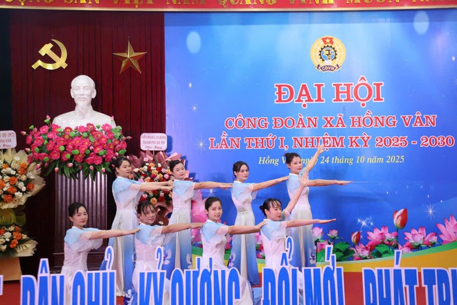ĐẠI HỘI CÔNG ĐOÀN XÃ HỒNG VÂN LẦN THỨ I, NHIỆM KỲ 2025-2030 THÀNH CÔNG TỐT ĐẸP- Ảnh 9.