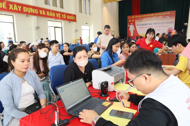 XÃ CỔ ĐÔ TỔ CHỨC NGÀY HỘI HIẾN MÁU TÌNH NGUYỆN NĂM 2025- Ảnh 3.
