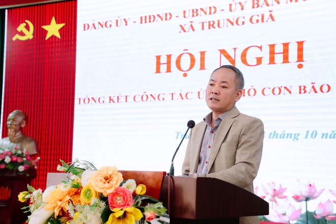 TRUNG GIÃ TỔNG KẾT CÔNG TÁC ỨNG PHÓ, KHẮC PHỤC HẬU QUẢ BÃO SỐ 10, 11- Ảnh 3.