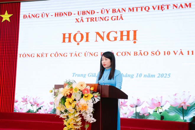 TRUNG GIÃ TỔNG KẾT CÔNG TÁC ỨNG PHÓ, KHẮC PHỤC HẬU QUẢ BÃO SỐ 10, 11- Ảnh 8.