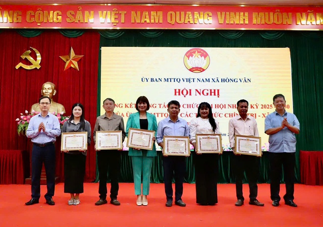 HỘI NGHỊ TỔNG KẾT CÔNG TÁC TỔ CHỨC ĐẠI HỘI ĐẠI BIỂU MTTQ VÀ CÁC TỔ CHỨC CHÍNH TRỊ - XÃ HỘI XÃ HỒNG VÂN NHIỆM KỲ 2025 - 2030- Ảnh 4.