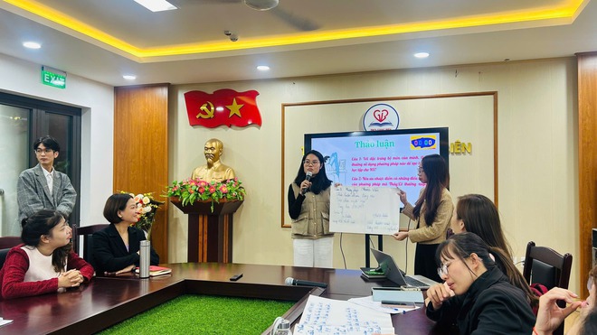 Trường THCS Giang Biên: Sinh hoạt chuyên môn - Tạo hứng thú học tập cho học sinh- Ảnh 9.