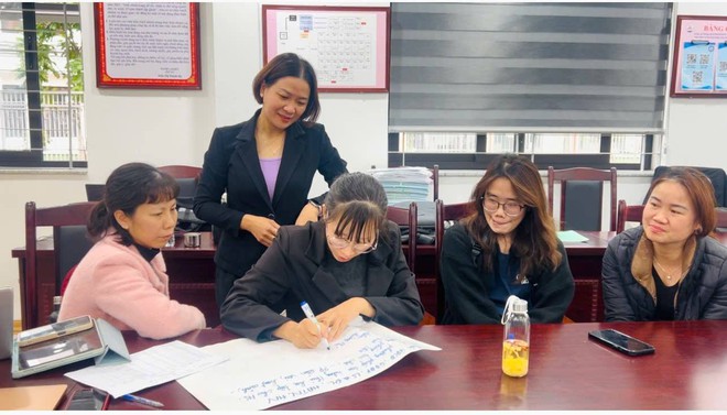 Trường THCS Giang Biên: Sinh hoạt chuyên môn - Tạo hứng thú học tập cho học sinh- Ảnh 5.