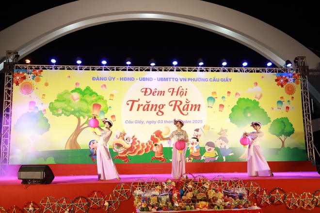 Rực rỡ "Đêm hội trăng rằm" phường Cầu Giấy năm 2025- Ảnh 3.