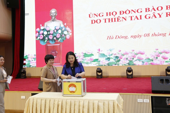 Phường Hà Đông phát động ủng hộ nhân dân bị ảnh hưởng do mưa bão năm 2025- Ảnh 3.