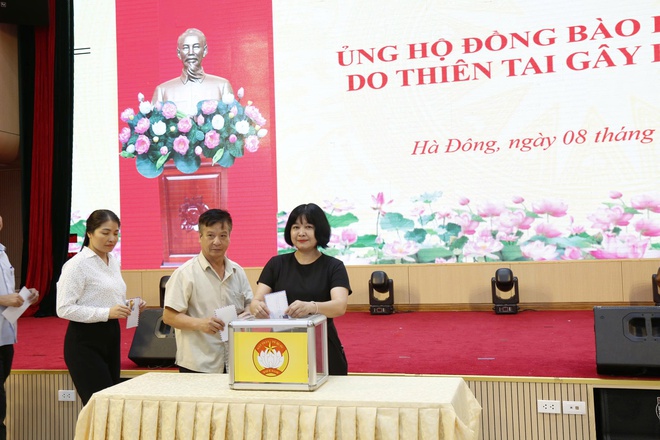 Phường Hà Đông phát động ủng hộ nhân dân bị ảnh hưởng do mưa bão năm 2025- Ảnh 8.