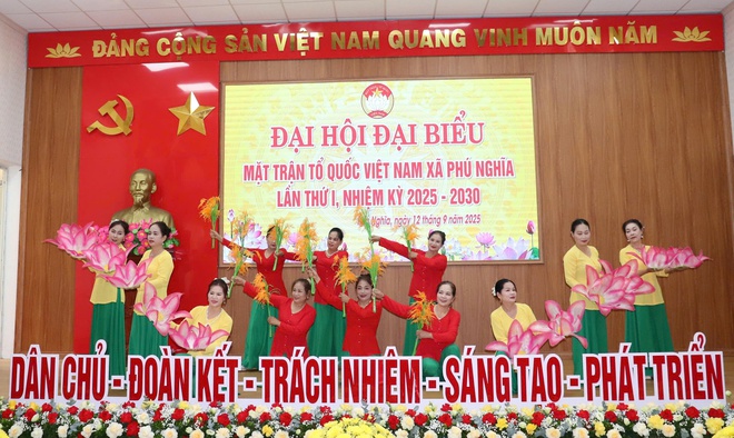 Phú Nghĩa đẩy mạnh tuyên truyền Đại hội đại biểu Mặt trận Tổ quốc Việt Nam các cấp- Ảnh 1.