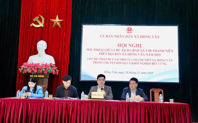 Hội nghị đối thoại giữa chủ tịch UBND xã với thanh niên trên địa bàn xã Hồng Vân năm 2025 - Ảnh 3.