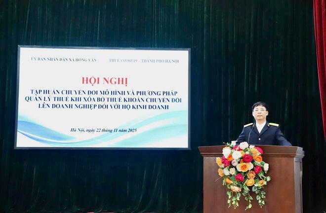 Hội nghị tập huấn hỗ trợ hộ kinh doanh chuyển đổi mô hình từ thuế khoán sang kê khai - Ảnh 4.