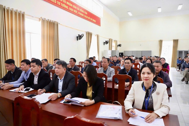 UBND xã Hồng Vân: Hội nghị đối thoại lắng nghe ý kiến của người dân về thủ tục hành chính - Ảnh 2.