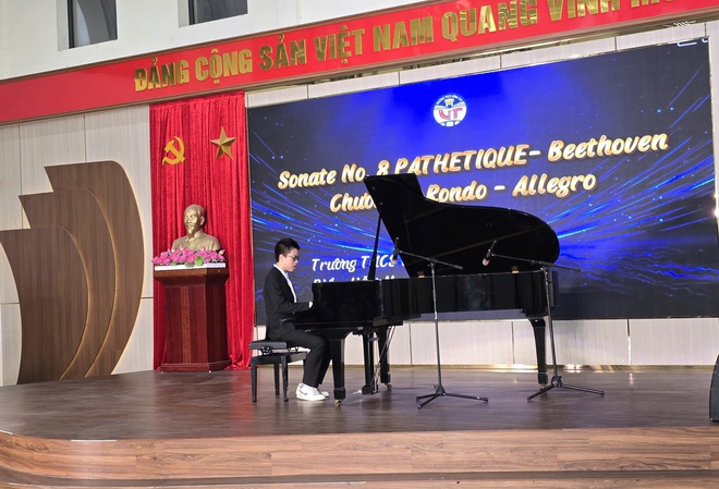 Phường Vĩnh Hưng tìm kiếm tài năng nhạc cụ học sinh phổ thông lần thứ I- Ảnh 3.