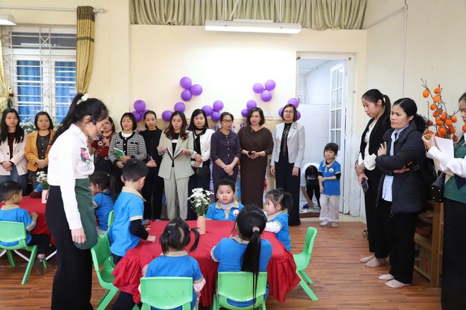 UBND xã Hồng Vân: Bồi dưỡng kiến thức vệ sinh an toàn thực phẩm, giáo dục dinh dưỡng kết hợp vận động tại trường Mầm non Hồng Vân - Ảnh 22.