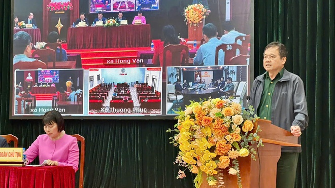 Tổ đại biểu HĐND TP Hà Nội (Đơn vị bầu cử số 18) tiếp xúc cử tri 4 xã: Thường Tín, Thượng Phúc, Hồng Vân, Chương Dương sau kỳ họp thứ 28 HĐND TP Hà Nội năm 2025, khóa XVI, nhiệm kỳ 2021 - 2026.- Ảnh 6.