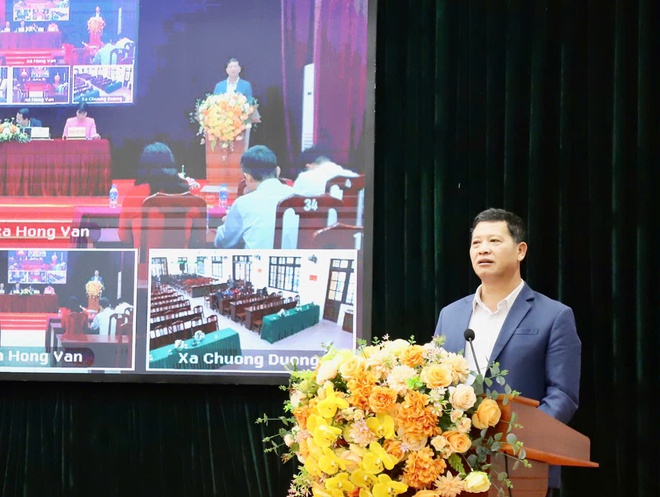 Tổ đại biểu HĐND TP Hà Nội (Đơn vị bầu cử số 18) tiếp xúc cử tri 4 xã: Thường Tín, Thượng Phúc, Hồng Vân, Chương Dương sau kỳ họp thứ 28 HĐND TP Hà Nội năm 2025, khóa XVI, nhiệm kỳ 2021 - 2026.- Ảnh 8.