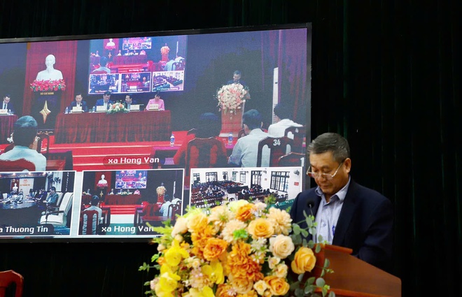 Tổ đại biểu HĐND TP Hà Nội (Đơn vị bầu cử số 18) tiếp xúc cử tri 4 xã: Thường Tín, Thượng Phúc, Hồng Vân, Chương Dương sau kỳ họp thứ 28 HĐND TP Hà Nội năm 2025, khóa XVI, nhiệm kỳ 2021 - 2026.- Ảnh 5.