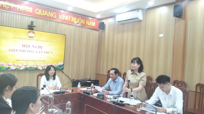 UỶ BAN MTTQ VIỆT NAM XÃ TRUNG GIÃ TỔ CHỨC HỘI NGHỊ PHẢN BIỆN XÃ HỘI VÀ HIỆP THƯƠNG LẦN THỨ NHẤT VỀ GIỚI THIỆU NGƯỜI ỨNG CỬ HĐND XÃ NHIỆM KỲ 2026–2031- Ảnh 2.