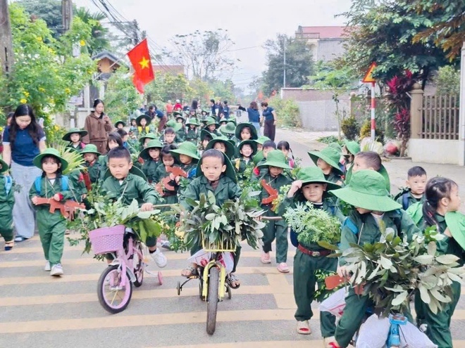Trường Mầm non xã Yên Bài tổ chức hoạt động trải nghiệm với chủ đề “Chúng em là chiến sĩ”- Ảnh 17.