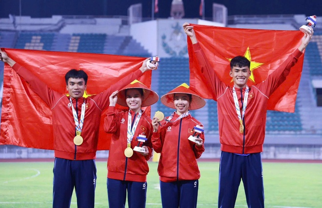 Tự hào các vận động viên quê hương Yên Bài: Nguyễn Thị Hằng và Đàm Thị Thanh Huyền giành Huy chương Vàng SEA Games 33- Ảnh 5.