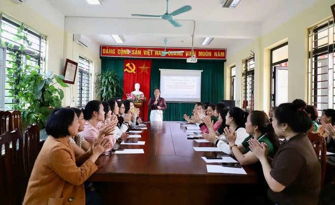 Trường Mầm non Vân Tảo tổ chức chuyên đề bồi dưỡng đạo đức của người giáo viên mầm non và quản lý cảm xúc của người giáo viên mầm non trong hoạt động nghề nghiệp- Ảnh 3.