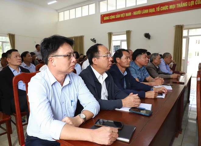 Hội nghị triển khai công tác chuẩn bị giải phóng mặt bằng xây dựng khu đô thị thể thao Olympic (phân khu C) trên địa bàn xã Hồng Vân - Ảnh 4.