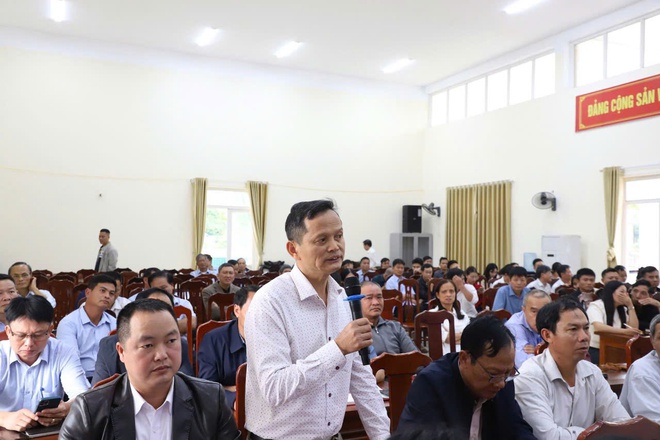 Hội nghị triển khai công tác chuẩn bị giải phóng mặt bằng xây dựng khu đô thị thể thao Olympic (phân khu C) trên địa bàn xã Hồng Vân - Ảnh 6.