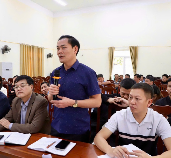 Hội nghị triển khai công tác chuẩn bị giải phóng mặt bằng xây dựng khu đô thị thể thao Olympic (phân khu C) trên địa bàn xã Hồng Vân - Ảnh 7.