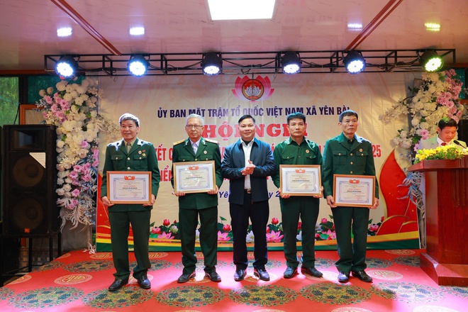 UB MTTQ xã Yên Bài tổng kết công tác mặt trận và các tổ chức chính trị xã hội năm 2025.- Ảnh 49.