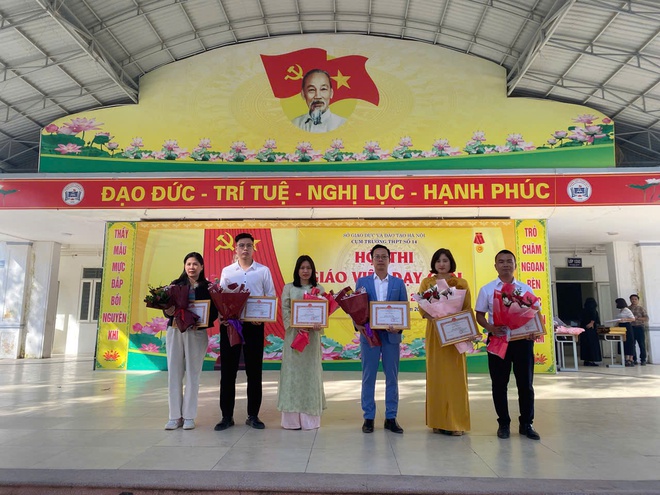 Trường THPT Chương Mỹ B tham gia hội thi giáo viên giỏi cấp Cụm - Ảnh 1.