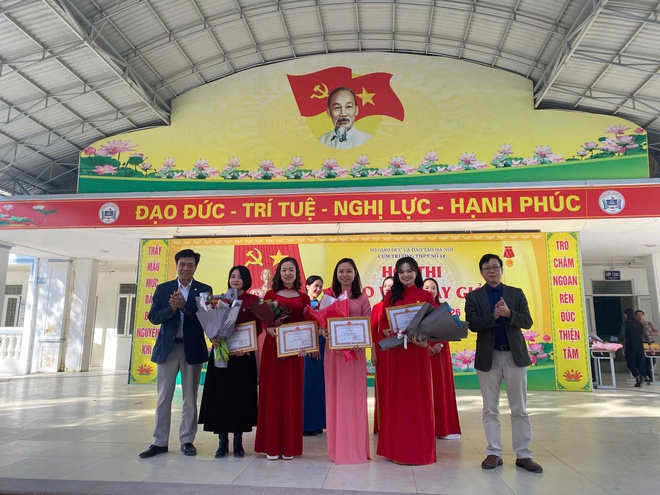 Trường THPT Chương Mỹ B tham gia hội thi giáo viên giỏi cấp Cụm - Ảnh 2.