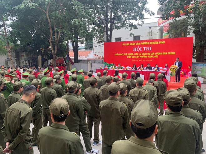 Khương Đình: Hội thi chữa cháy, cứu người, cứu tài sản năm 2025 thành công tốt đẹp- Ảnh 6.