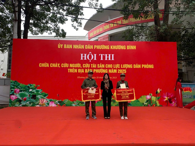 Khương Đình: Hội thi chữa cháy, cứu người, cứu tài sản năm 2025 thành công tốt đẹp- Ảnh 29.
