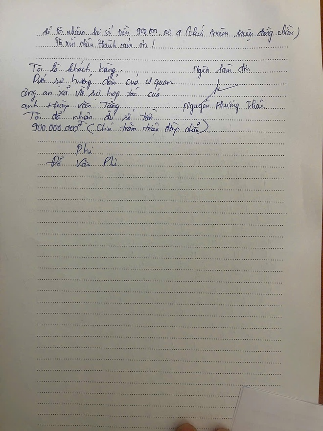 Đồng chí Hoàng Văn Tặng trao trả 900 triệu đồng do chuyển nhầm - Một nghĩa cử cao đẹp  - Ảnh 4.