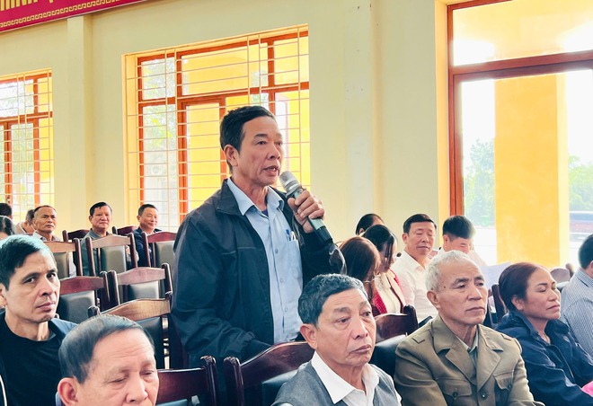 HỘI NGHỊ ĐỐI THOẠI GIỮA NGƯỜI ĐỨNG ĐẦU CẤP ỦY, CHÍNH QUYỀN XÃ TRUNG GIÃ VỚI MTTQ VÀ NHÂN DÂN NĂM 2025- Ảnh 7.