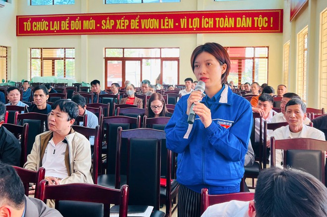 HỘI NGHỊ ĐỐI THOẠI GIỮA NGƯỜI ĐỨNG ĐẦU CẤP ỦY, CHÍNH QUYỀN XÃ TRUNG GIÃ VỚI MTTQ VÀ NHÂN DÂN NĂM 2025- Ảnh 6.