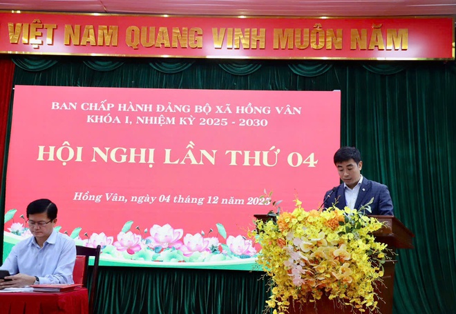Đảng bộ xã Hồng Vân: Hội nghị Ban chấp hành Đảng bộ xã lần thứ tư: Đánh giá kết quả công tác năm 2025, quyết liệt lãnh đạo thực hiện nhiệm vụ năm 2026- Ảnh 6.