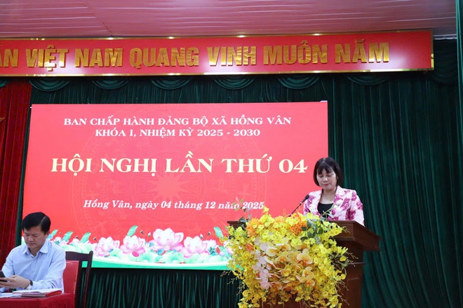 Đảng bộ xã Hồng Vân: Hội nghị Ban chấp hành Đảng bộ xã lần thứ tư: Đánh giá kết quả công tác năm 2025, quyết liệt lãnh đạo thực hiện nhiệm vụ năm 2026- Ảnh 8.