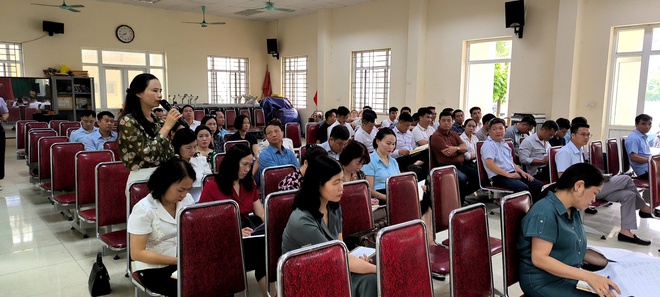 LÃNH ĐẠO UBND XÃ THƯ LÂM LÀM VIỆC VỚI CÁC ĐƠN VỊ ĐANG THỰC HIỆN CÁC DỰ ÁN XÂY DỰNG CƠ SỞ VẬT CHẤT TRƯỜNG HỌC TRÊN ĐỊA BÀN XÃ- Ảnh 4.