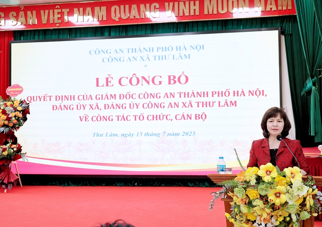 XÃ THƯ LÂM TỔ CHỨC HỘI NGHỊ CÔNG BỐ QUYẾT ĐỊNH THÀNH LẬP CÔNG AN XÃ, QUYẾT ĐỊNH THÀNH LẬP ĐẢNG BỘ CÔNG AN XÃ VÀ CÁC QUYẾT ĐỊNH THÀNH LẬP CHI BỘ TRỰC THUỘC ĐẢNG BỘ CÔNG AN XÃ- Ảnh 5.