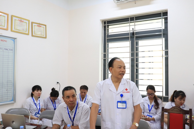 Ban thường vụ Đảng ủy Phú Nghĩa làm việc với tập thể lãnh đạo, viên chức, nhân viên Trạm Y tế xã- Ảnh 3.