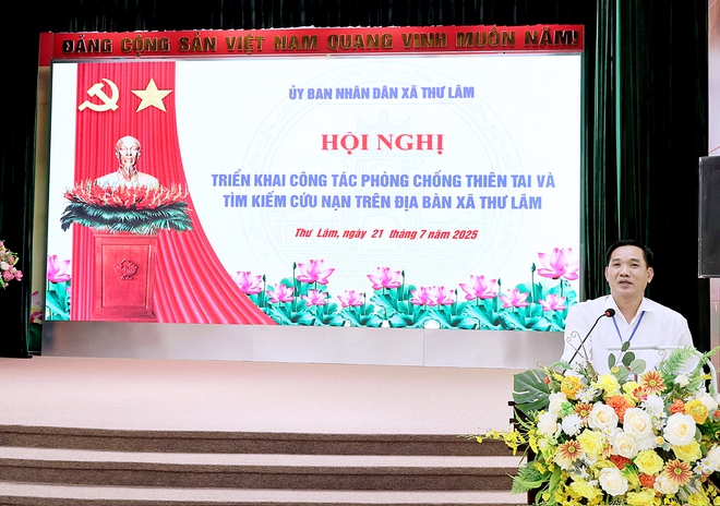 UBND XÃ THƯ LÂM TỔ CHỨC HỘI NGHỊ TRIỂN KHAI CÔNG TÁC PHÒNG, CHỐNG THIÊN TAI VÀ TÌM KIẾM CỨU NẠN ỨNG PHÓ CƠN BÃO SỐ 3.- Ảnh 3. UBND XÃ THƯ LÂM TỔ CHỨC HỘI NGHỊ TRIỂN KHAI CÔNG TÁC PHÒNG, CHỐNG THIÊN TAI VÀ TÌM KIẾM CỨU NẠN ỨNG PHÓ CƠN BÃO SỐ 3.- Ảnh 3.