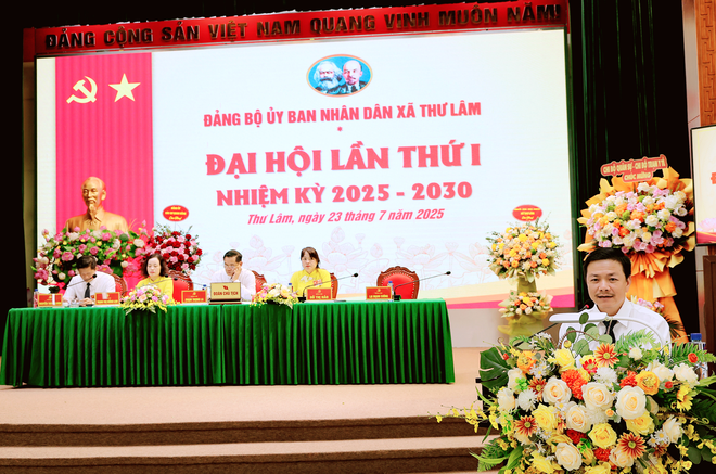 ĐẢNG BỘ UBND XÃ THƯ LÂM TỔ CHỨC ĐẠI HỘI ĐẢNG BỘ LẦN THỨ NHẤT, NHIỆM KỲ 2025-2030.- Ảnh 6.
