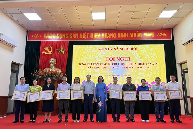 Xã Ngọc Hồi :Tổng kết công tác tổ chức Đại hội Đại biểu Đảng bộ xã Ngọc Hồi lần thứ I, nhiệm kỳ 2025 - 2030- Ảnh 6.