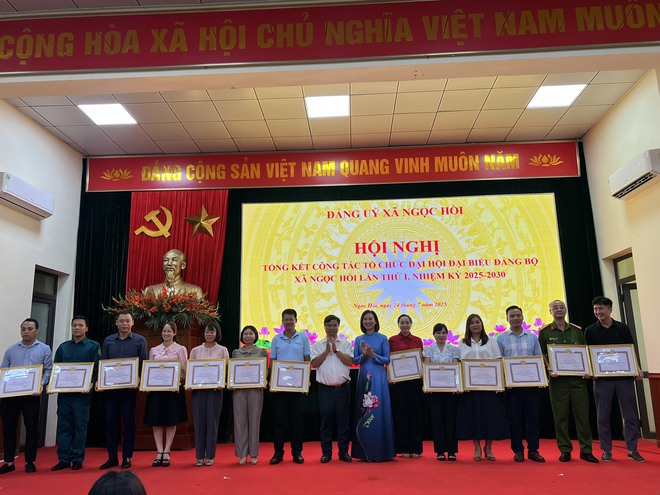Xã Ngọc Hồi :Tổng kết công tác tổ chức Đại hội Đại biểu Đảng bộ xã Ngọc Hồi lần thứ I, nhiệm kỳ 2025 - 2030- Ảnh 8.