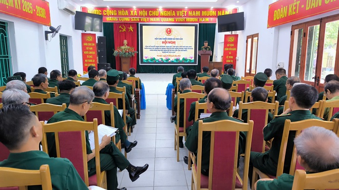 HỘI CỰU CHIẾN BINH XÃ THƯ LÂM TỔ CHỨC HỘI NGHỊ CÔNG BỐ QUYẾT ĐỊNH CHỈ ĐỊNH CÁC CHỨC DANH CHỦ CHỐT VÀ PHÁT ĐỘNG PHONG TRÀO THI ĐUA CHÀO MỪNG ĐẠI HỘI ĐẠI BIỂU ĐẢNG BỘ XÃ THƯ LÂM LẦN THỨ I, NHIỆM KỲ 2025-2030.- Ảnh 1.