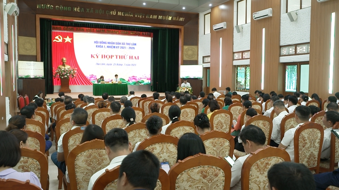 HĐND XÃ THƯ LÂM KHÓA I, NHIỆM KỲ 2021-2026 TỔ CHỨC KỲ HỌP THỨ HAI.- Ảnh 4.