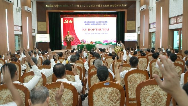 HĐND XÃ THƯ LÂM KHÓA I, NHIỆM KỲ 2021-2026 TỔ CHỨC KỲ HỌP THỨ HAI.- Ảnh 7.